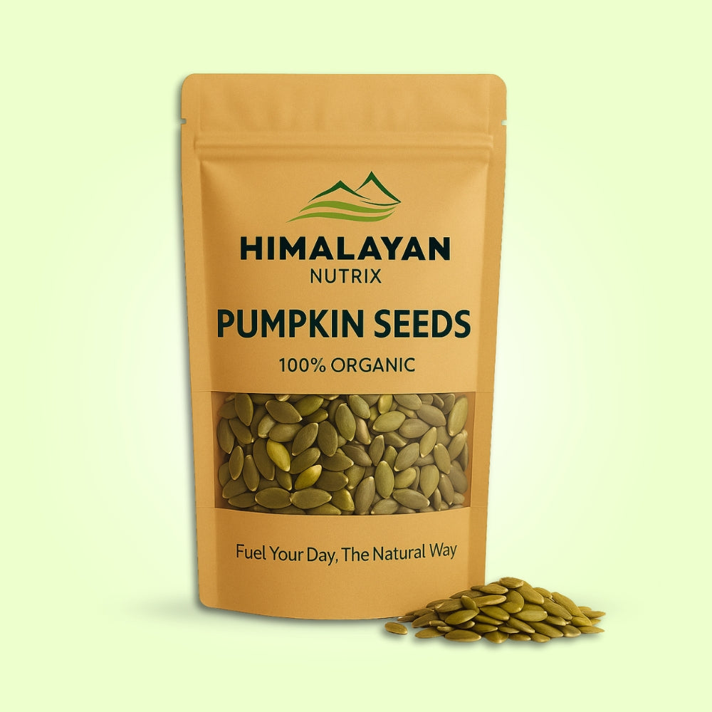 Pumpkin Seeds – 100% Organic | Himalayan Nutrix | 500g
