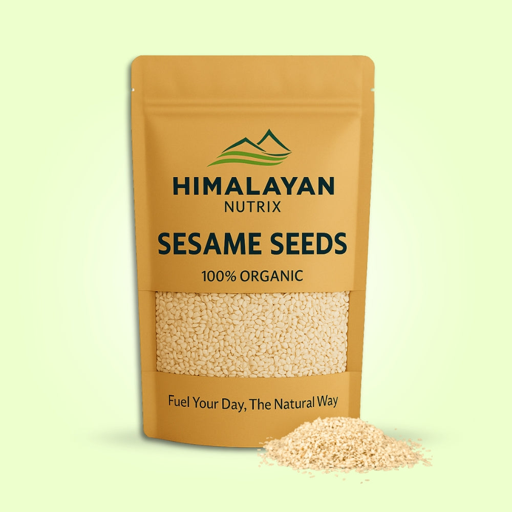 Sesame Seeds – 100% Organic | Himalayan Nutrix | 500g